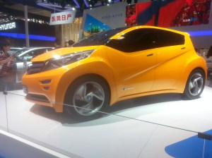 This BEV concept from Nissan partner Dongfeng might look familiar.
