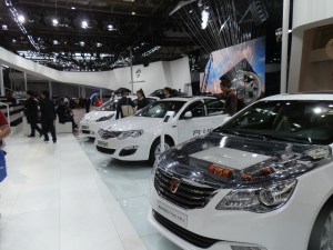 SAIC showed a big line up of PEVs at the 2014 show. What will it have this year? 