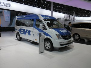 SAIC's electric van
